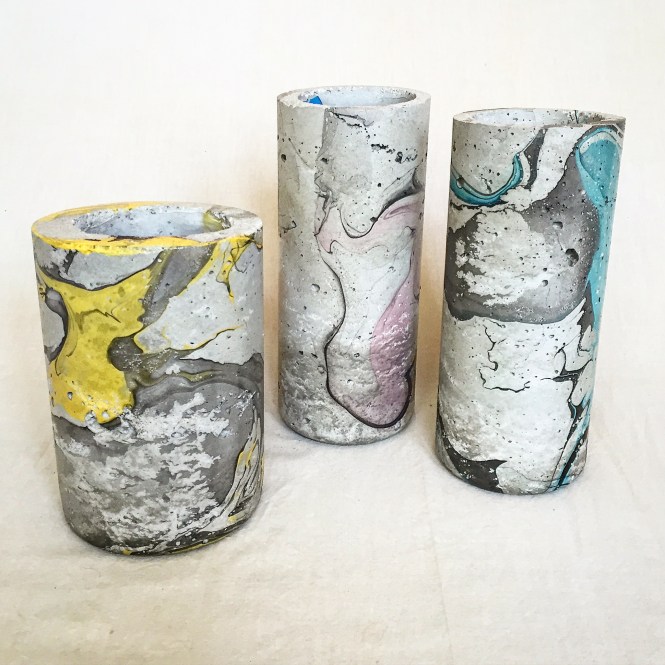Marbled Vases